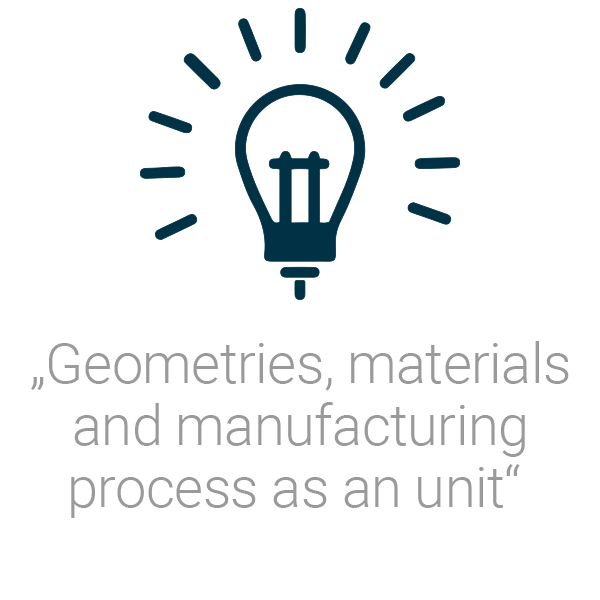 Development of injection moulded parts and assemblies made of plastic