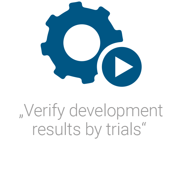 Moulding trials with mould improvement and process analysis